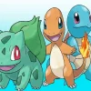 Bulbasaur With Charmander And Squirtle Diamond Painting