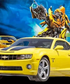 Bumblebee Car Diamond Painting