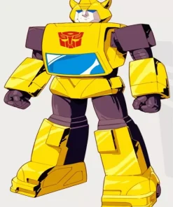 Bumblebee Transformer Cartoon Diamond Painting