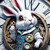 Bunny Alice In Wonderland Diamond Painting