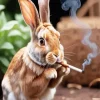 Bunny Smoking Diamond Painting