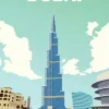 Burj Khalifa Poster Diamond Painting