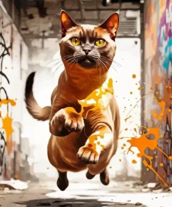 Burmese Cat Diamond Painting