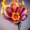 Burning Flower Diamond Painting