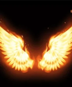 Burning Wings Diamond Painting