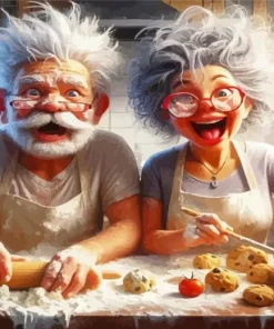 Crazy Funny Couple Diamond Painting