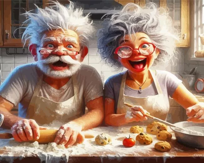 crazy funny couple Diamond By Numbers Crazy Funny Couple Diamond Painting