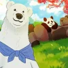 Cute Shirokuma Cafe Diamond Painting