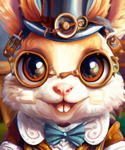 Cute Funny Bunny Art Diamond Painting