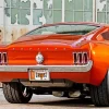 Ford Mustang 1967 Orange Diamond Painting
