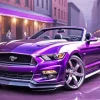 Ford Purple Diamond Painting