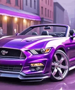 Ford Purple Diamond Painting