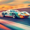 Ford Race Car Gt40 Diamond Painting
