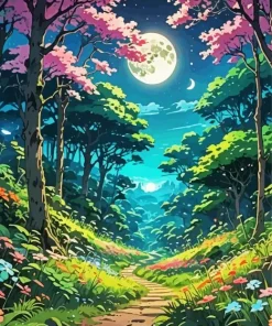 Forest Landscape Art Diamond Painting