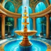 Magical Fountain Art Diamond Painting
