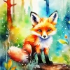 Fox Baby Art Diamond Painting