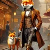 Fox Gentleman Art Diamond Painting