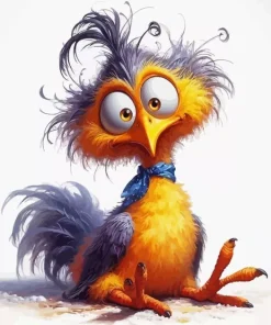 Funny Bird Art Diamond Painting