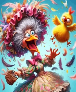 Funny Birds Art Diamond Painting