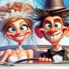 Funny Couple Art Diamond Painting