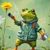 Funny Frog Diamond Painting