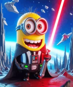Funny Minion Star Wars Diamond Painting