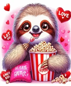 Funny Sloth Art Diamond Painting