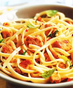 Italian Linguine Dish Diamond Painting