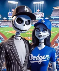 Jack And his Gf Watching Baseball Diamond Painting