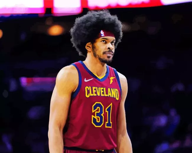 jarrett allen Diamond By Numbers Jarrett Allen Diamond Painting