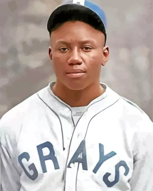 josh gibson Diamond With Numbers Josh Gibson Diamond Painting