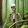 Jungle Skeleton Diamond Painting