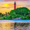 Jupiter Inlet Lighthouse Diamond Painting