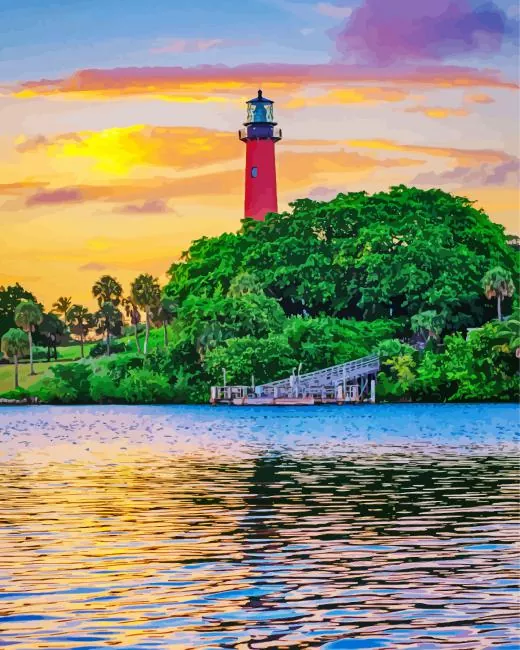 jupiter inlet lighthouse Diamond Dotz Jupiter Inlet Lighthouse Diamond Painting