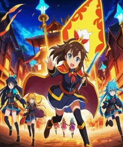 Konosuba Anime Diamond Painting