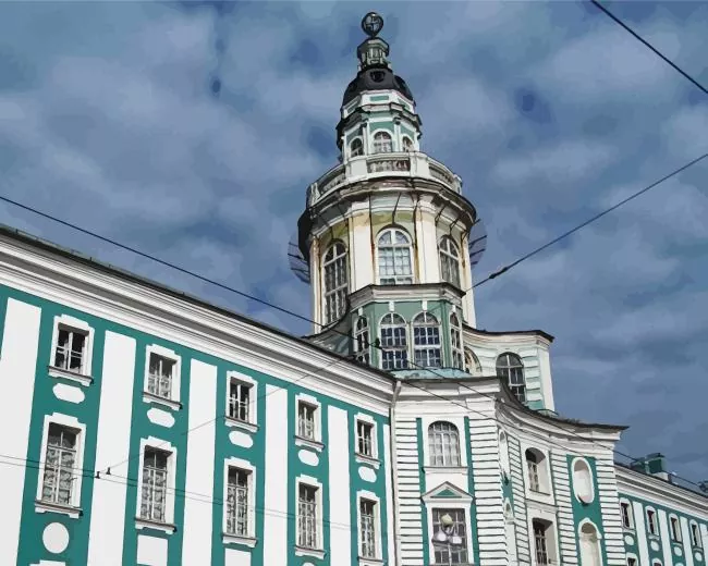 kunstkamera museum building Diamond Dotz Kunstkamera Museum Building Diamond Painting