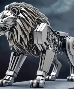 Lion Robot Diamond Painting