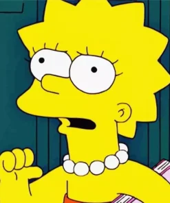 Lisa Simpson Diamond Painting