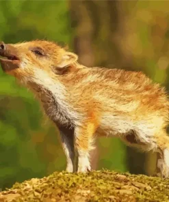 Little Baby Boar Diamond Painting