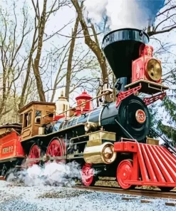 Locomotive Train Diamond Painting