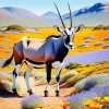 Oryx Bull Diamond Painting