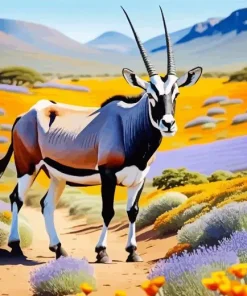 Oryx Bull Diamond Painting