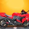 Red Kawasaki Motorcycle Diamond Painting