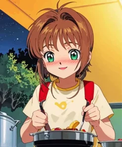 Sakura Kinomoto Character Diamond Painting