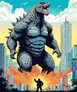 Shin Godzilla Art Diamond Painting