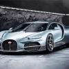 Silver Bugatti Veyron Car Diamond Painting