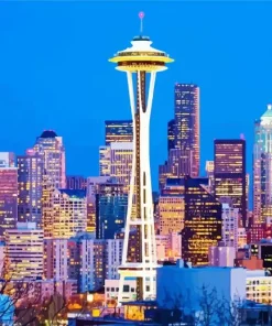 The Space Needle Diamond Painting