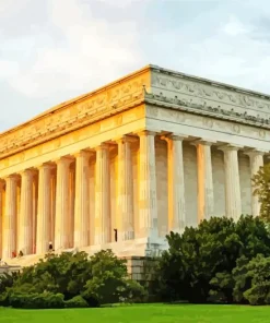 Washington Lincoln Memorial Diamond Painting