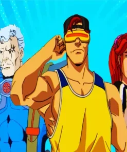 Cable With His Parents Diamond Painting