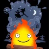 Fire Demon Calcifer Howls Moving Castle Diamond Painting